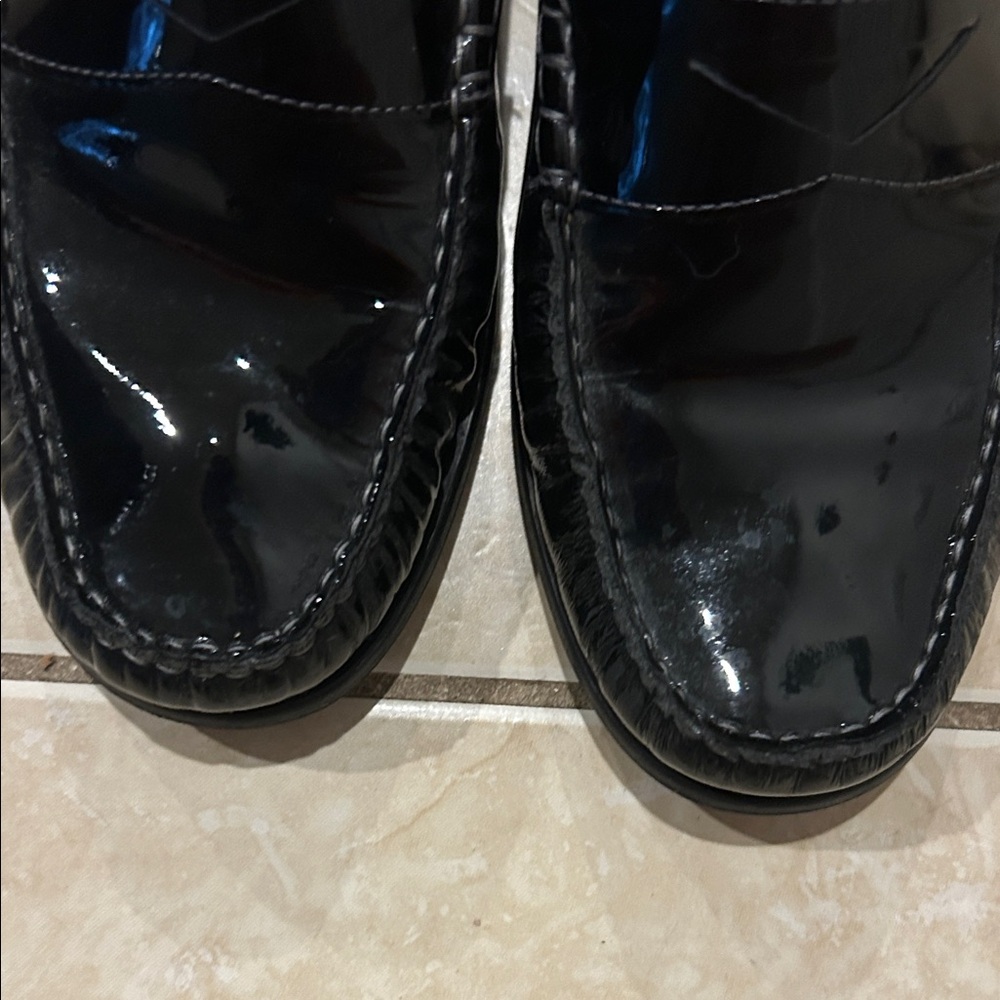 Cole Haan Black Patent Leather Loafers - Picture 4 of 16
